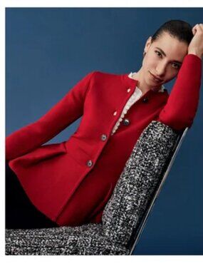 The Fold Wool Blend Knit Jacket